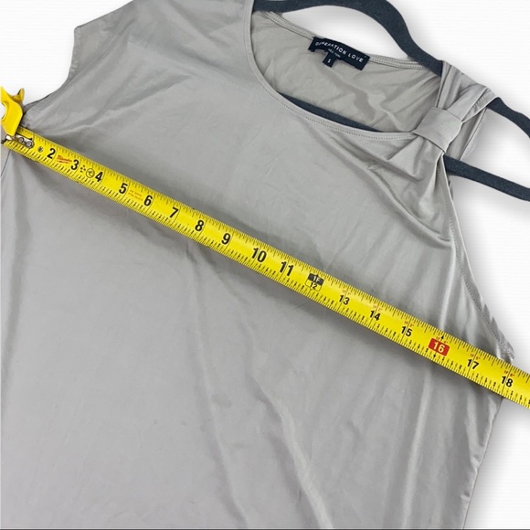 GENERATION LOVE Kylie Knot Top Tan NWOT Small - Picture 9 of 10